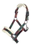HKM Cambridge Holster Donkergroene Ruit Pony