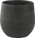 Steege Plantenpot/bloempot Modern design grafiet Dia 15 cm