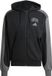 adidas Fleece met rits, Zwart/Grijs-zes, L