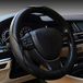 Stuurhoes voor auto's, antislip, veiligheid, zacht, ademend, robuust, dik, volledige surround, sportstijl (zwart)