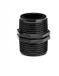 Ubbink Dubbele nippel 2x buitenschroefdraad 1" x 1"