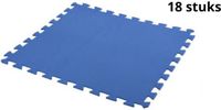 Free and Easy Zwembadtegels Foam Blauw 50 x 50 cm - 18 Stuks - 4,5m²