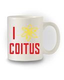 TBBT geïnspireerde Sheldon Cooper Coitus'Nerdy I Heart mok
