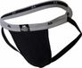 MM Sports The Original Swimmer/Jogger Jockstrap 1 inch Black - MAAT M