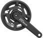 Shimano CUES FC-U4010 2x9/10/11-voudig crankstel, zwart, 175 mm