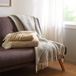 Toison d'or Lima plaid, 130 cm x 180 cm, parel