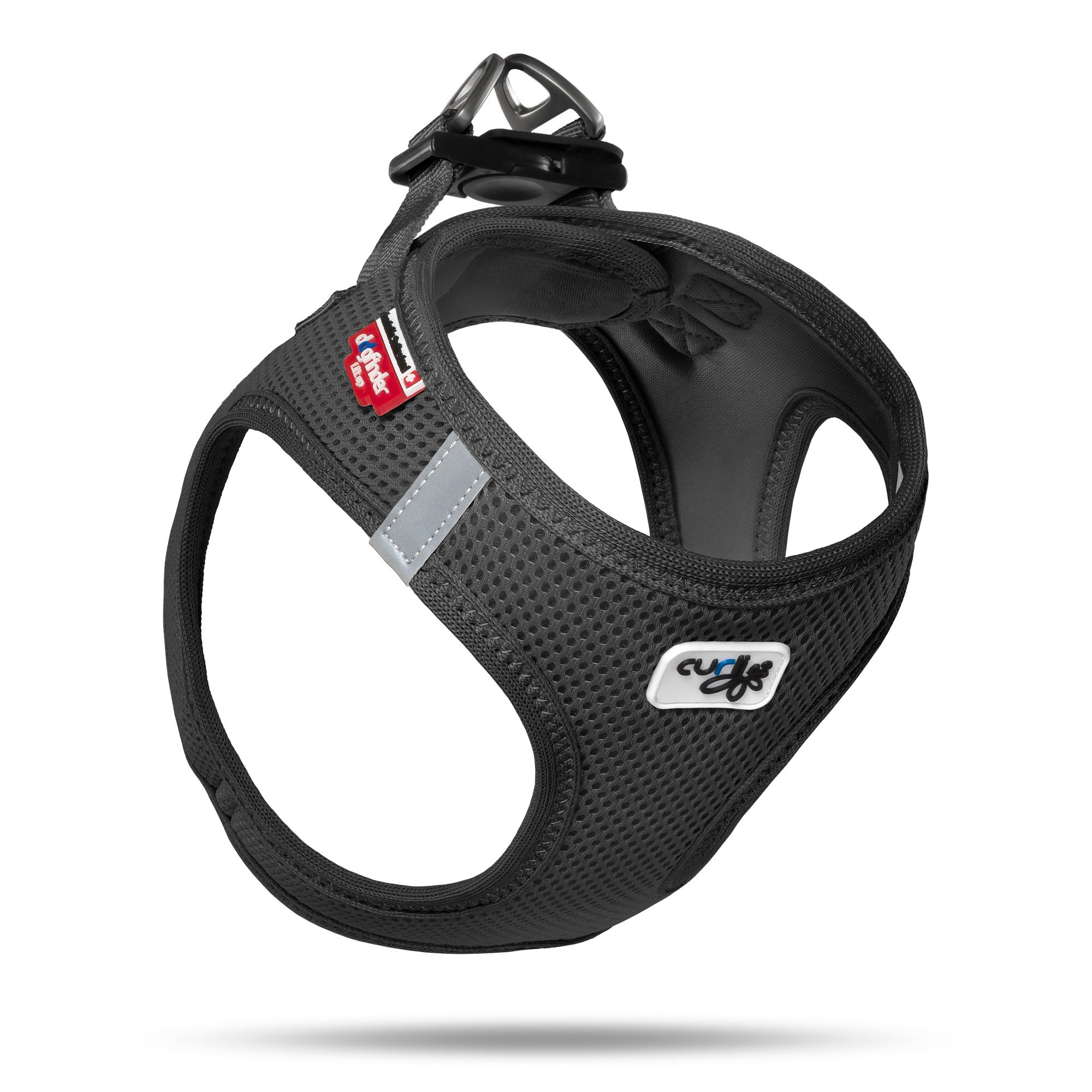 Curli Air-Mesh Hondentuig Zwart 3XS