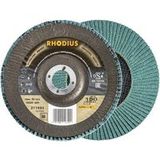 Rhodius 211693 LSZ F3 disque lamelle grain 60 acier inoxydable, acier 10 pc.