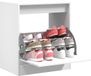 vidaXL Schoenenkast - 12 paar - Wit - 80x34x96,5 cm - Hout