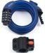 Xolid Fietsslot met cijferslot - 120 cm - donkerblauw - kabelslot