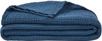 ESSIX - Jazzy - Sprei van katoenen mousseline 240x260 Blauw