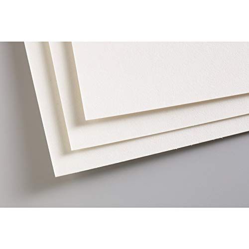 Clairefontaine Pastelmat Kaartvellen - 24 x 32cm - Wit - 5 Vellen