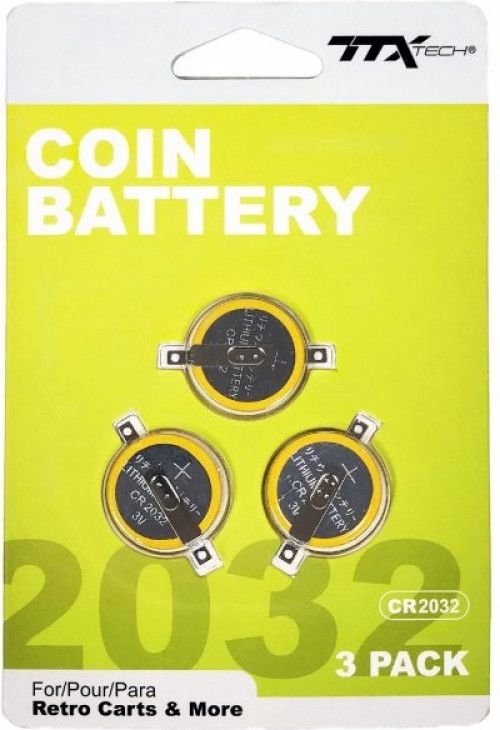 TTX CR2032 Coin Battery 3-Pack