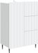 vidaXL Dressoir Wit 66 x 34,5 x 91,5 cm Bewerkt hout