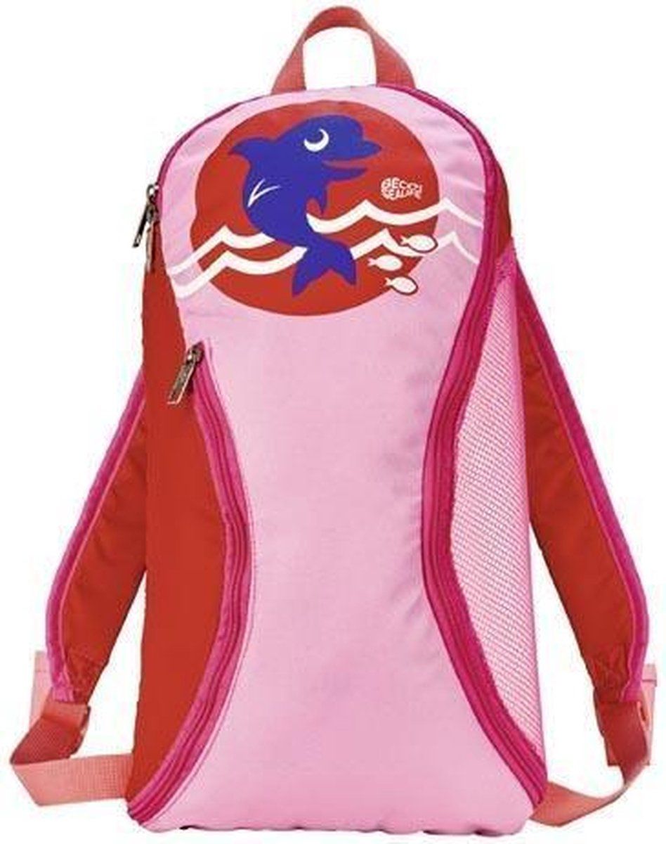 Beco Rugzak Sealife Meisjes 10 Liter Roze/rood - 4013368400487