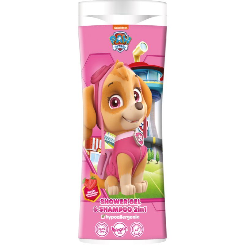 Nickelodeon Air Val Psi Patrol Skye 2-in-1 Shower Gel and Shampoo 300ml