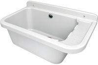 WAHLBACH Uitstortgootsteen kunststof wit 59 cm