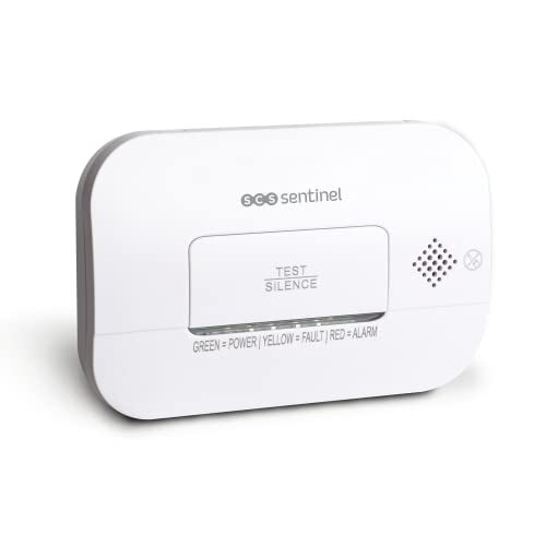SCS Sentinel - SDA0041 – koolmonoxidedetector DAACO CO-alarm – alarm – alarm – alarm – alarm met luid signaal – lichtindicator