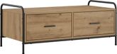 vidaXL Table basse chêne artisanal 99,5 x 49 x 41 cm Bois traité