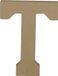 Decopatch Letter - 20 cm - Papier marche - Letter T