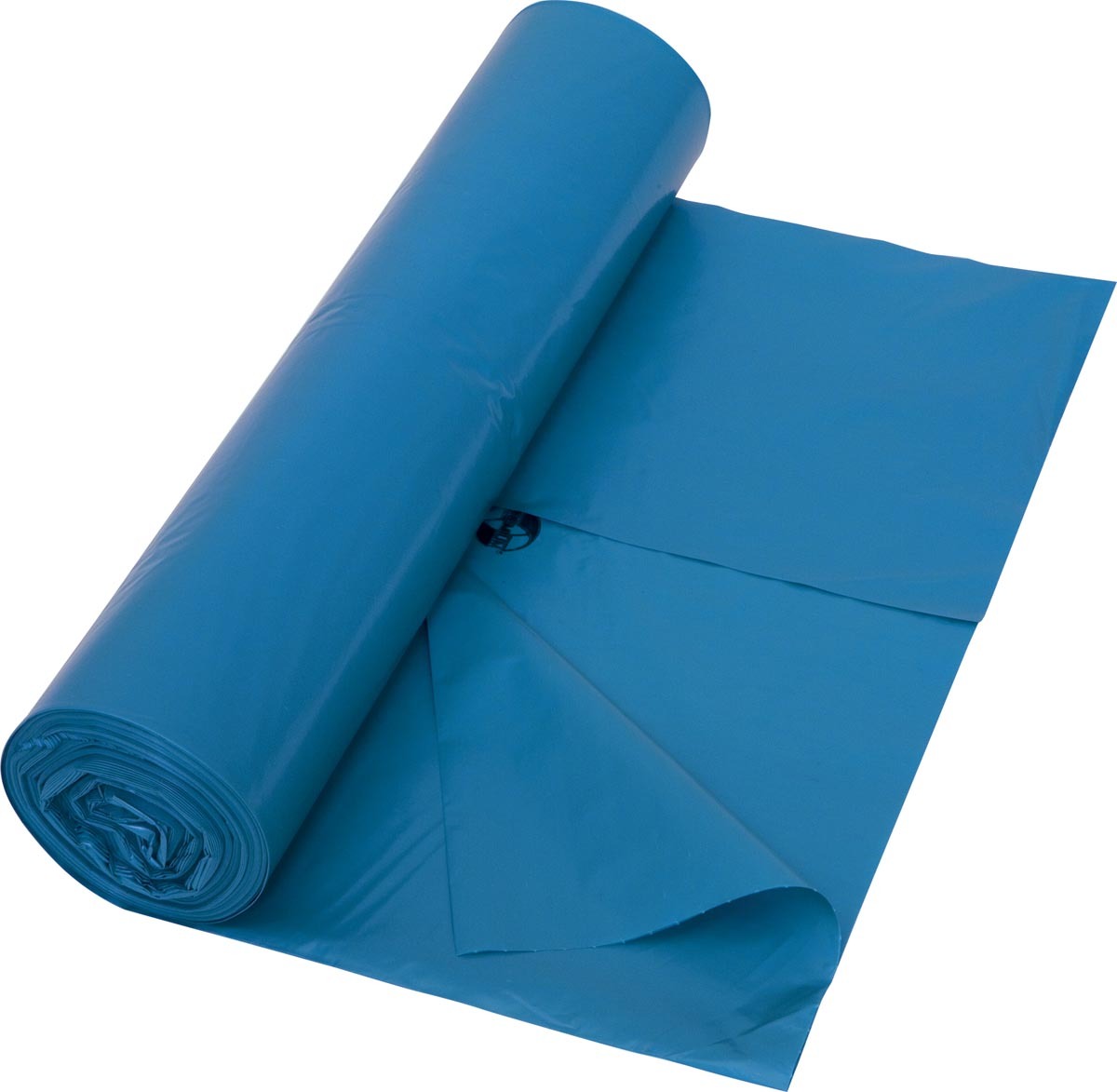 - Vuilniszak 38 micron ft 70 x 110 cm blauw rol van 25 stuks