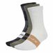 adidas Terrex Multi 3 Pack Sock Socks, Black/Olive Strata/White, 45-48