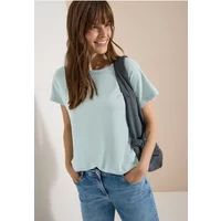 Cecil Shirt met ronde hals en structuur