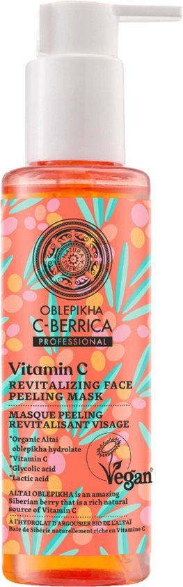 Natura Siberica C-Berrica Revitaliserend Peelingmasker - 145 ml - Unisex