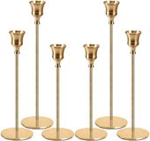 FAMKEEP Kandelaar Goud 6 Set Kaarsenhouder