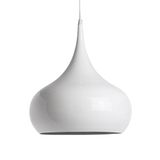 Luxor Metal Pendant Lamp, 60W, White, Ø 42 x H 44.5 cm