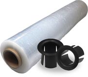 DULA Wikkelfolie bundel met dispenser - 50cm x 300 meter stretchfolie - Transparant