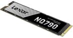 Lexar Interne SSD NQ790, 2 TB, M.2 2280, NVMe PCIe Gen 4x4, Leessnelheid 7000 MB/s, schrijfsnelheid 6000 MB/s, High Speed NAND-geheugen