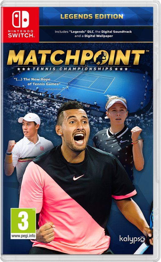 Kalypso Media Matchpoint - Tennis Championships Legends Edition - Switch