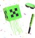 Relaxdays Piñata Set 3-delig Kubus Groen