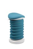 TOPSTAR Sitness 4D AGR-gecertificeerde dynamische kruk, papyruswit, petrol, ergonomische bureaukruk, in hoogte verstelbaar, versterkt de rug, ontlast de tussenwervelschijven | Made in Germany, ergonomisch, bureaukruk, rolkruk, in hoogte verstelbaar, getes