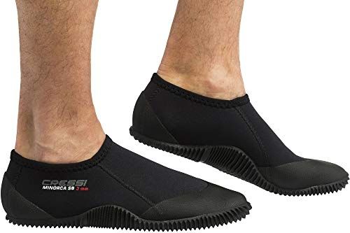 Cressi Minorca neopreen duikschoenen 3mm, zwart/schoenzool zwart, L-42/43
