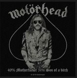 Razamataz Motorhead - 49% Motherfucker Patch - Zwart