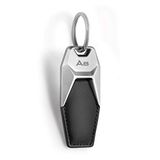 Audi collection 3181900608 Audi A8 leren sleutelhanger, zwart/zilver
