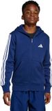 Adidas Sportswear Essentials Ritshoodie Kids - Kinderen - Blauw