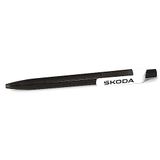 Skoda AVF01-004 balpen Kuli pen, zwart transparant