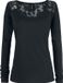 Rotterdamned Kandelaar Dames Shirt met lange mouwen - zwart - XL