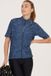 ENDURANCE Dora dames fietsshirt korte mouw M blauw