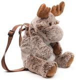 Uni-Toys - Rugzak van pluche (eland) - 40 cm