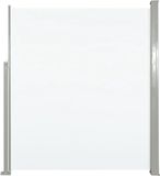 vidaXL Wind-/zonnescherm uittrekbaar 160x300 cm crèmekleurig