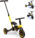 Billy 4-in-1 Kinderfiets met Duwstang Gio Geel
