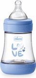 Chicco Perfect 5 Babyfles 150 ml - Blauw