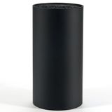 Messenblok Universeel Zwart Flexibele Lamellen Leeg 4-10 Messen 23x11x11cm
