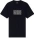 Armani Exchange Rise Noir Coton Col rond Manches courtes Logo M