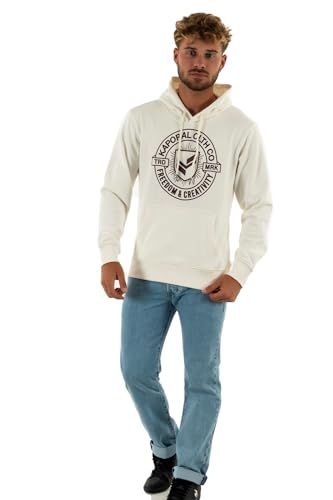 Kaporal Remi Sweatshirt met capuchon voor heren - ECRU - XXL