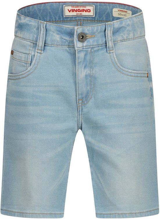 Vingino Jongens Korte Broek Cesare Katoen Viscose Lichtblauw 116